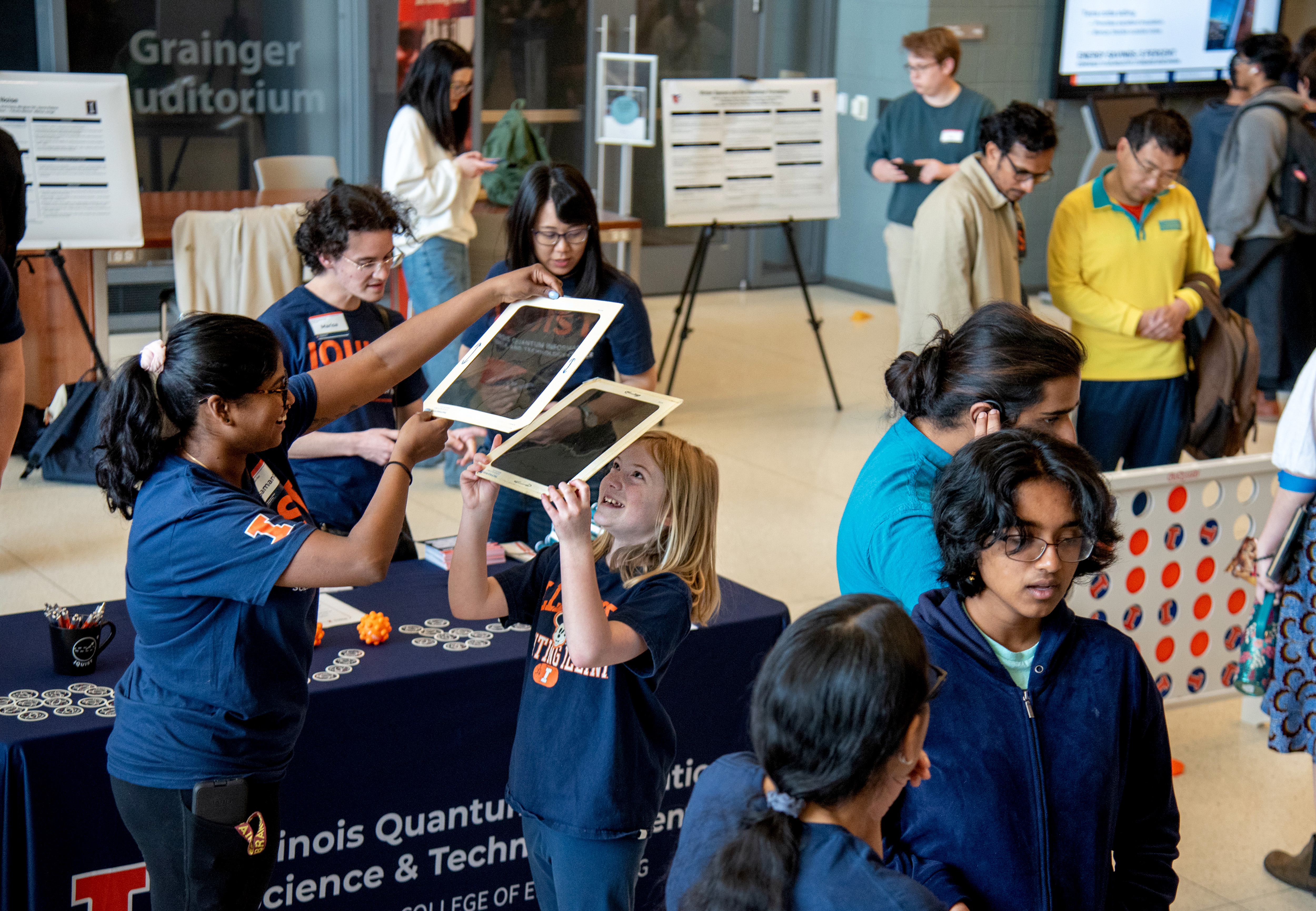 Lots of volunteers helped make the celebration special. (Credit: Heather Coit | Grainger College of Engineering)